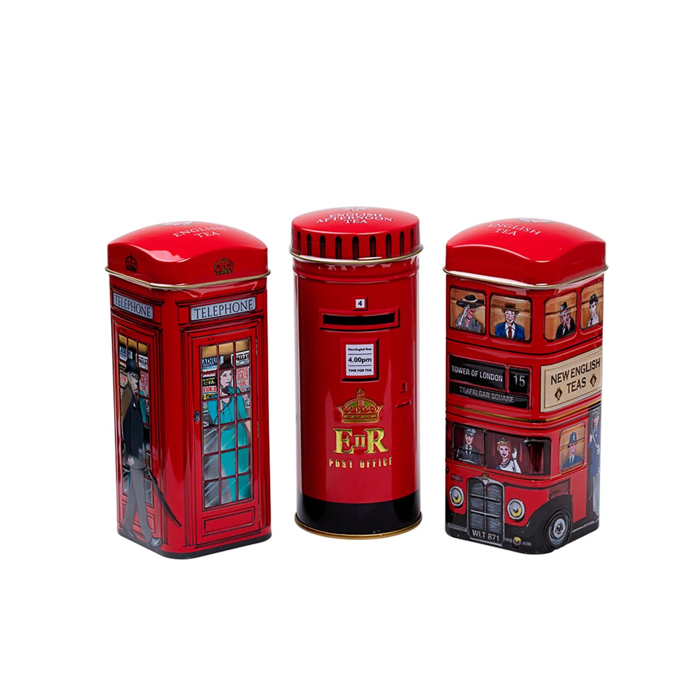 British Heritage Tall Tea Tin Gift Set