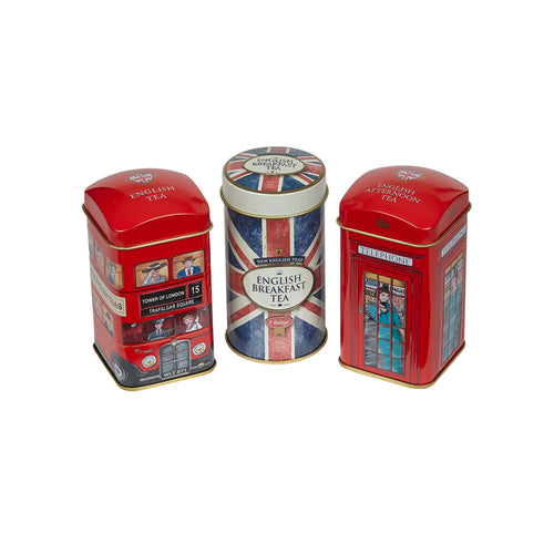 British Heritage Union Jack Mini Tea Tin Gift Pack in Presentation Box