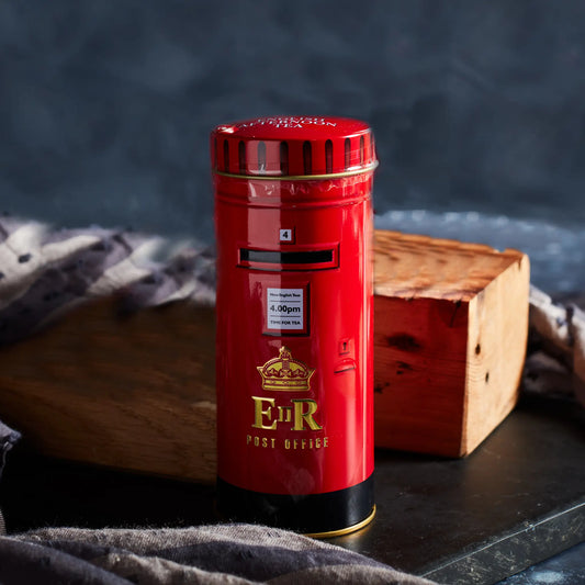 English Red Post Box Tea Tin with 14 Teabags
