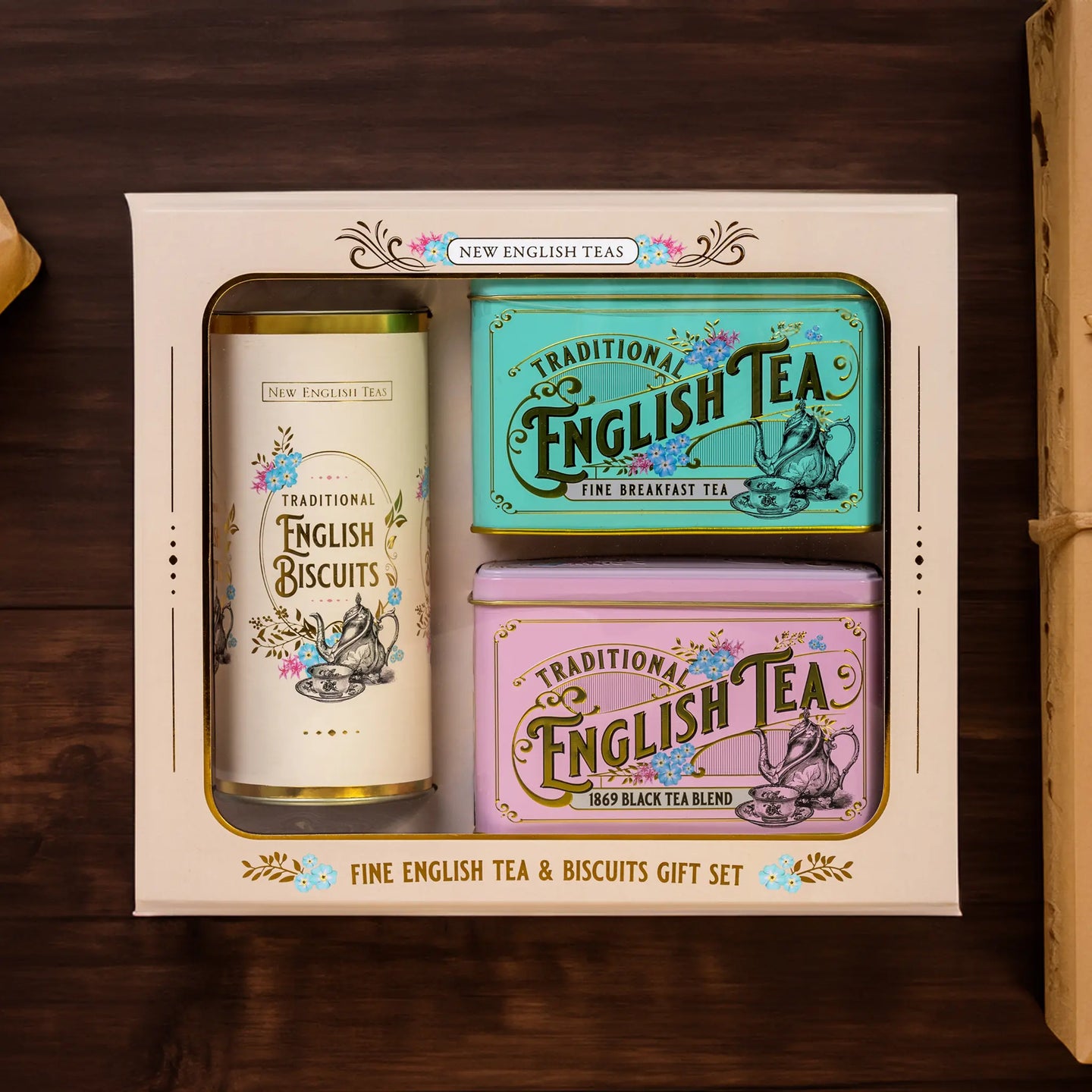 Luxury English Tea & Biscuits Gift Set