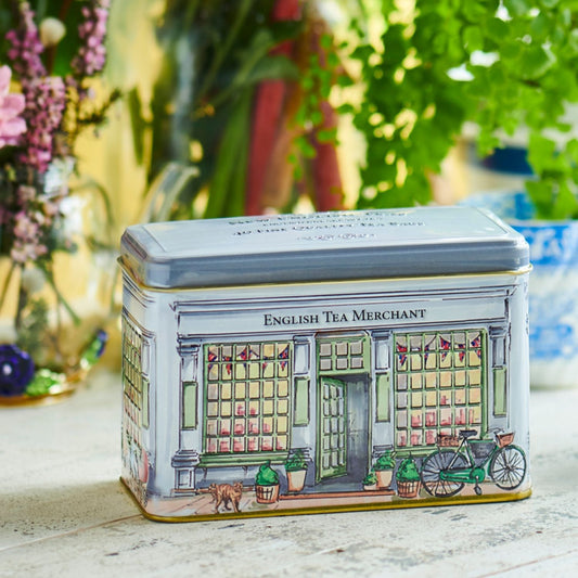 Vintage Tea Merchants Tea Shop Classic Tea Tin