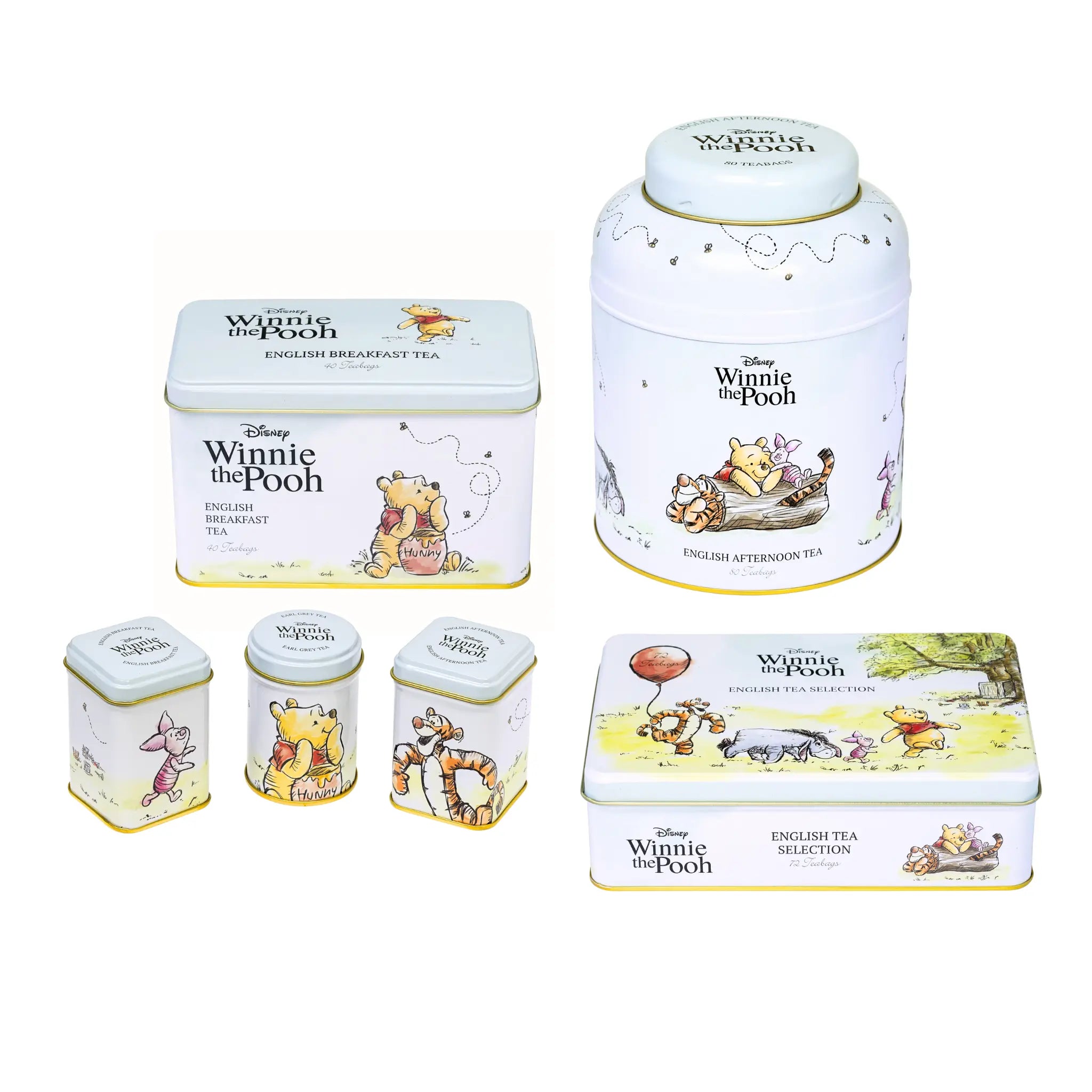 Winnie The Pooh Tea Selection Bundle by New English Teas