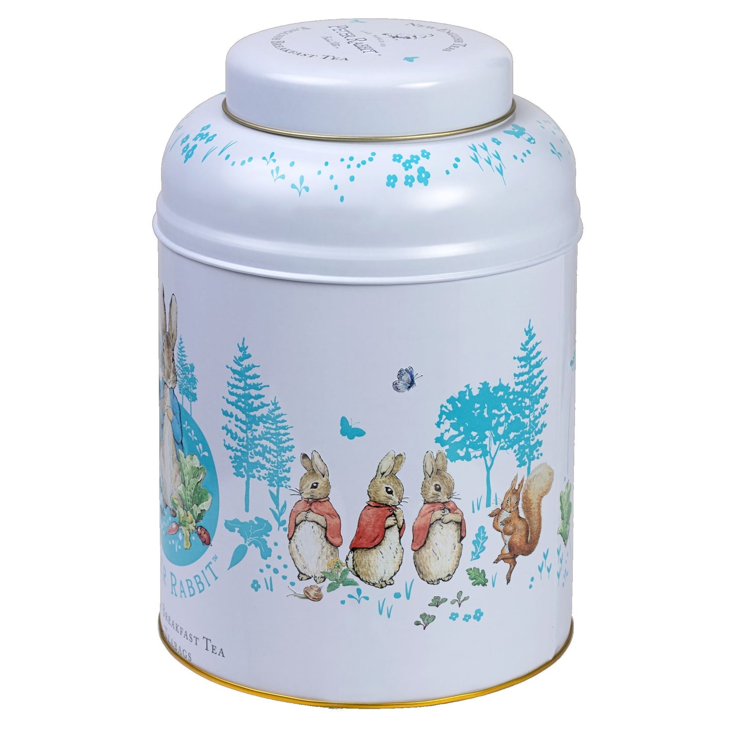 Classic Peter Rabbit Tea Caddy with 240 English Breakfast teabags Black Tea New English Teas 