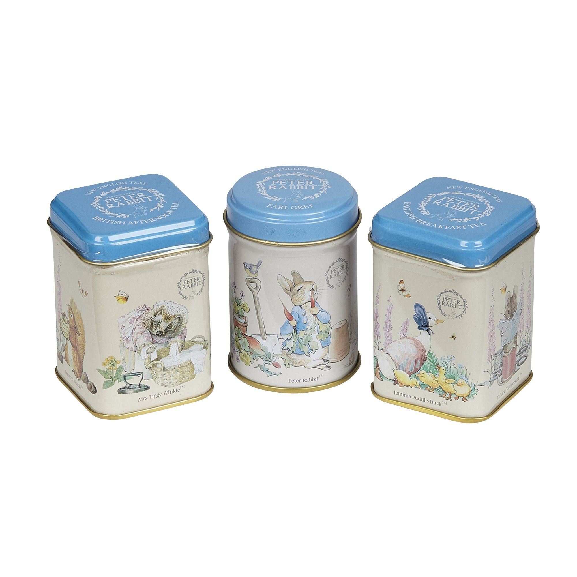 New English Teas Beatrix Potter Mini Tea Tin Gift Pack Black Tea New English Teas 