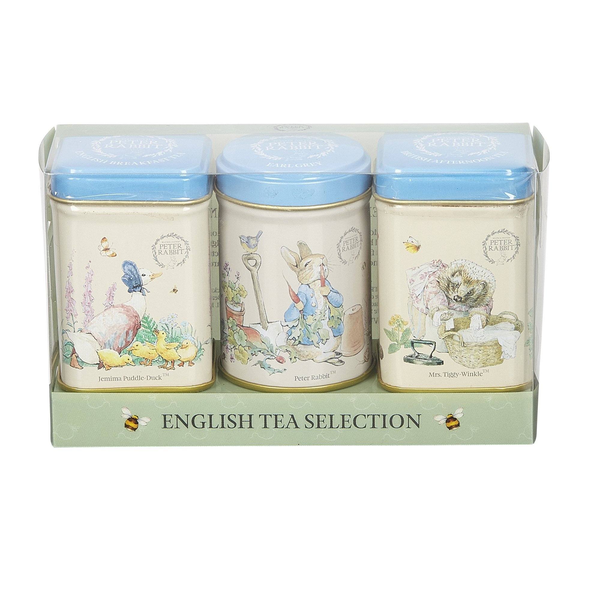 New English Teas Beatrix Potter Mini Tea Tin Gift Pack Black Tea New English Teas 